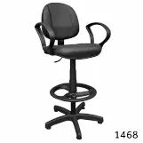 cadeira caixa executiva c/ braços fixos – Mod. 1468