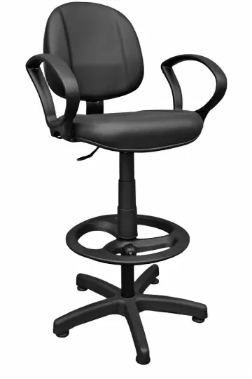 cadeira caixa executiva c/ braços fixos - modelo 1468