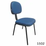 cadeira secretária 4 pés c/ haste – Mod. 1502