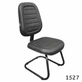 cadeira executiva alta c/ costura - pé sky – Mod. 1527