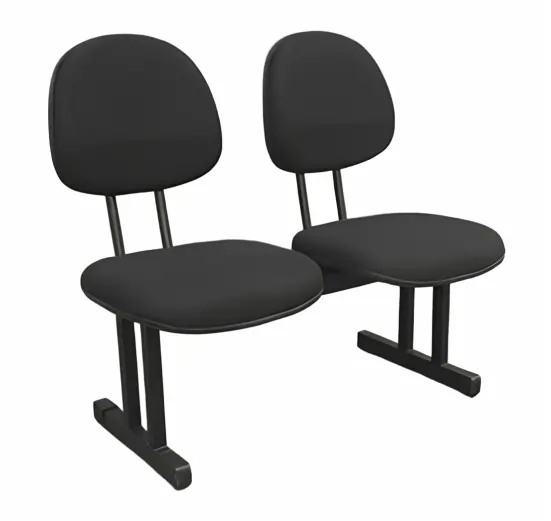 cadeira longarina 2 lugares - modelo 1822