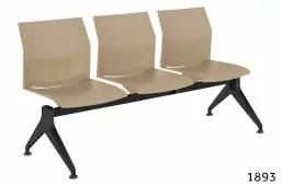 longarina plástica connect 03 lugares - Mod. 1893