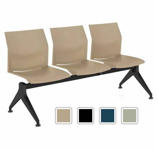 longarina connect 3 lugares - modelo 1893