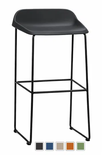 banqueta Bit Bar plástica baixa – Mod. 1749