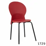 cadeira plástica Luna fixa colorida – Mod. 1729