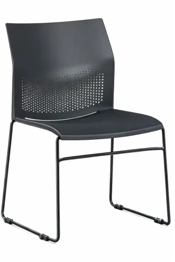 cadeira plástica Connect fixa preta - modelo 1734