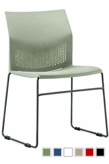 cadeira plástica Connect fixa colorida - modelo 1735