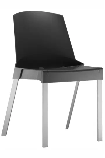 cadeira Shine plástica com pés de alumínio – Mod. 1737